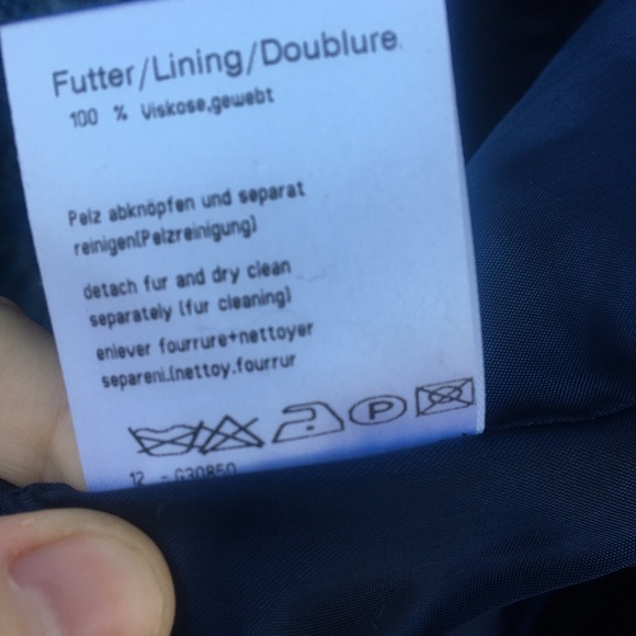 1980s Vintage $4,500 Blue Faux Fur Wool Selection De Givenchy Coat - Picture 12 of 15